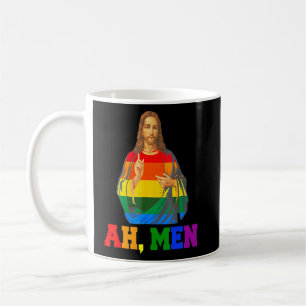 Ah Mannen Christelijk Lgbt Gay Pride Rainbow Flag Koffiemok