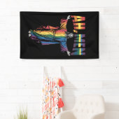 Ah Mannen Funny LGBT Gay Pride Jesus Christelijk Spandoek (Insitu)