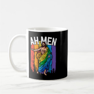 Ah Mannen Gay Jesus Shirt Funny LGBTQ Shirten Gift Koffiemok