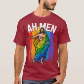 Ah Men Gay Jesus Shirt Funny LGBTQ Shirts Gifts (Voorkant)