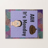 AH S &%# Het is maandag Jigsaw Puzzle Legpuzzel (Horizontaal)
