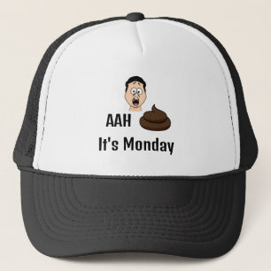 Ah S &% # Het is maandag Trucker Hat Pet