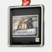 Ah Sed Draai het omlaag! Metalen Ornament (Links)