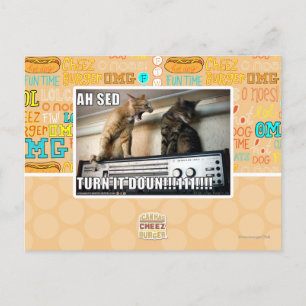 Ah Sed, zet het zachter!! Briefkaart