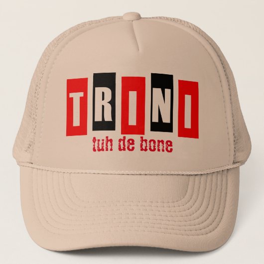 Ah Trini (tuh de bone) Casquette (Devant)