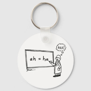 Aha! Button Sleutelhanger