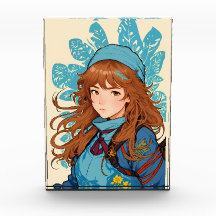 Ahana Droom Anime Wandelaarster Botanische Kunst F