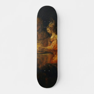 Ahasveros Haman Esther Rembrandt Bijbelse Barok Skateboard