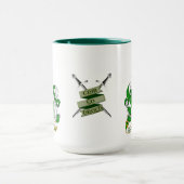 Ahearne Iers Wapen Gepersonaliseerd Mok (Midden)