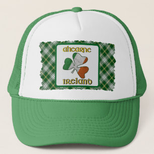 Ahearne Ierse Vlag Shamrock Trucker Hat Pet