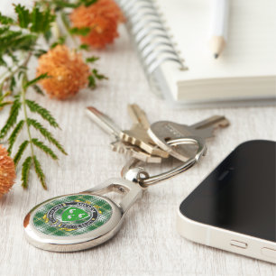 Ahearne Irish Shield Gepersonaliseerde sleutelring Sleutelhanger