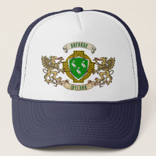 Ahearne Irish Shield & Griffins Personalized Trucker Pet