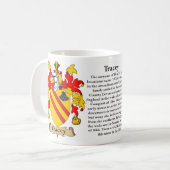 "Ahern" "Ahern family crest" "Ahern coat arms" Koffiemok (Voorkant links)