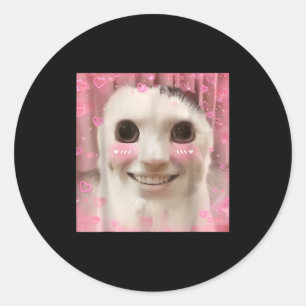Ahh Kat Meme Dank Vervloekt Weirore Grappig Dank M Ronde Sticker