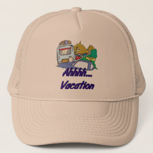 Ahh Vacation Camping Trucker Pet
