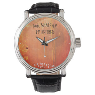 Ahh, wat ik ook ben, Rustic Weathered Deur Horloge