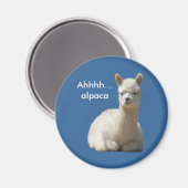 Ahhh Alpaca Magnet (Recto/Verso)