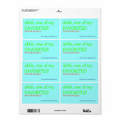 ahhh, een van mijn FAVORIETEN! Etiket (Full Sheet)