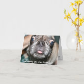 AHHHH ! C'est ton anniversaire ! Carte d'anniversa (Fleur jaune)