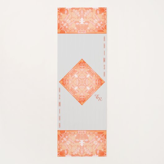 Ahimsa gepersonaliseerd yogamat (Achterkant)