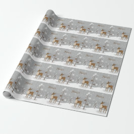 Ahimsa Reindeer Cadeaupapier