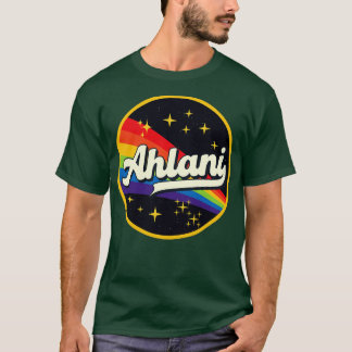 Ahlani regenboog in ruimte stijl t-shirt
