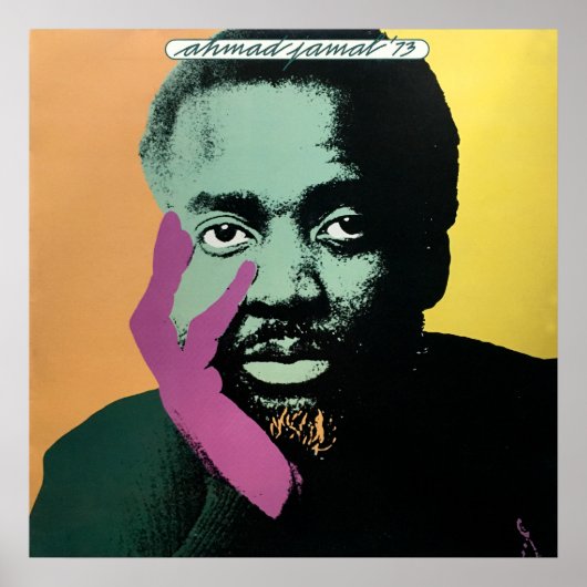 Ahmad Jamal 73  Jazz Poster (Voorkant)