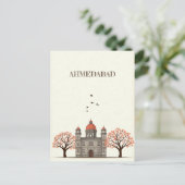 Ahmedabad India Travel Briefkaart (Staand voorkant)