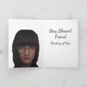 Ahmet Hands Hallo Lente Mooie Wenskaart  Kaart (Binnen)