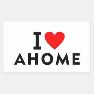 Ahome Mexico liefde stad hart als reizen Rechthoekige Sticker