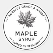  ahornsiroop label (Voorkant)