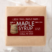 Ahornstroop met  Fleur de Lis Sap Emmer Etiket (Insitu)