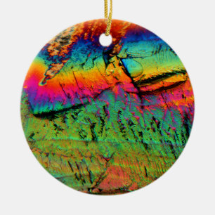 ahornstroop onder een microscoop keramisch ornament