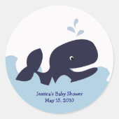 AHOTE MATE Blue Whale Favoriser Stickers Personnal (Devant)