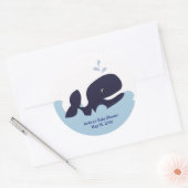 AHOTE MATE Blue Whale Favoriser Stickers Personnal (Enveloppe)