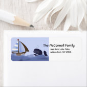 AHOTE MATE BLUE WHALE PRINTABLE ÉTIQUETTES DE ADRE (En situation)