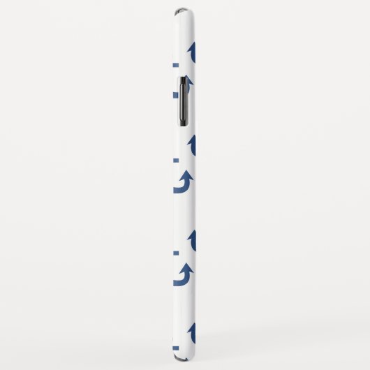 Ahoy  Anchor patroon. Case-Mate iPhone Case (Achterkant/rechts)