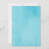 Ahoy ! Aquarelle Nautique Invitation d'anniversair (Dos)