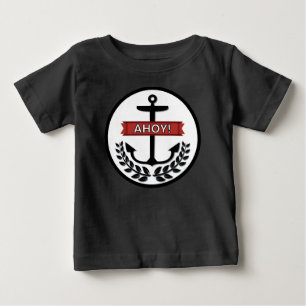 Ahoy - Baby American Apparel 3/4 Sleeve Raglan T-S