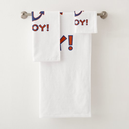 AHOY ! Bouée + Design Ancre Rouge+Bleu (En situation)