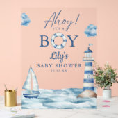 Ahoy C'Est Un Baby shower Garçon Bienvenue (Mariage)
