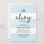 Ahoy C'est un Baby shower garçon Invitation (Devant)