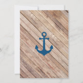 Ahoy C'est un Baby shower garçon Invitation (Dos)