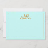 Ahoy C'est un Baby shower garçon Invitation (Dos)