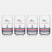 Ahoy C'est un garçon ! Baby shower nautique (Recto)