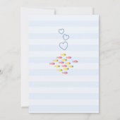 Ahoy C'Est Un Garçon Bébé Douche Invitations (Dos)