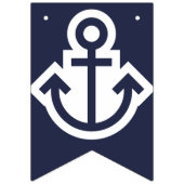 Ahoy C'Est Un Garçon Drapeaux De Bunting Nautique (Premier drapeau)