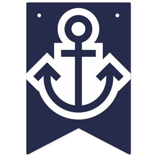 Ahoy C'Est Un Garçon Drapeaux De Bunting Nautique (Premier drapeau)