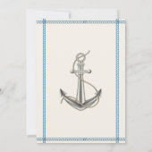 Ahoy ! C'est un garçon ! Invitation baby shower (Dos)