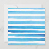 Ahoy C'est un garçon. Invitation baby shower nauti (Dos)